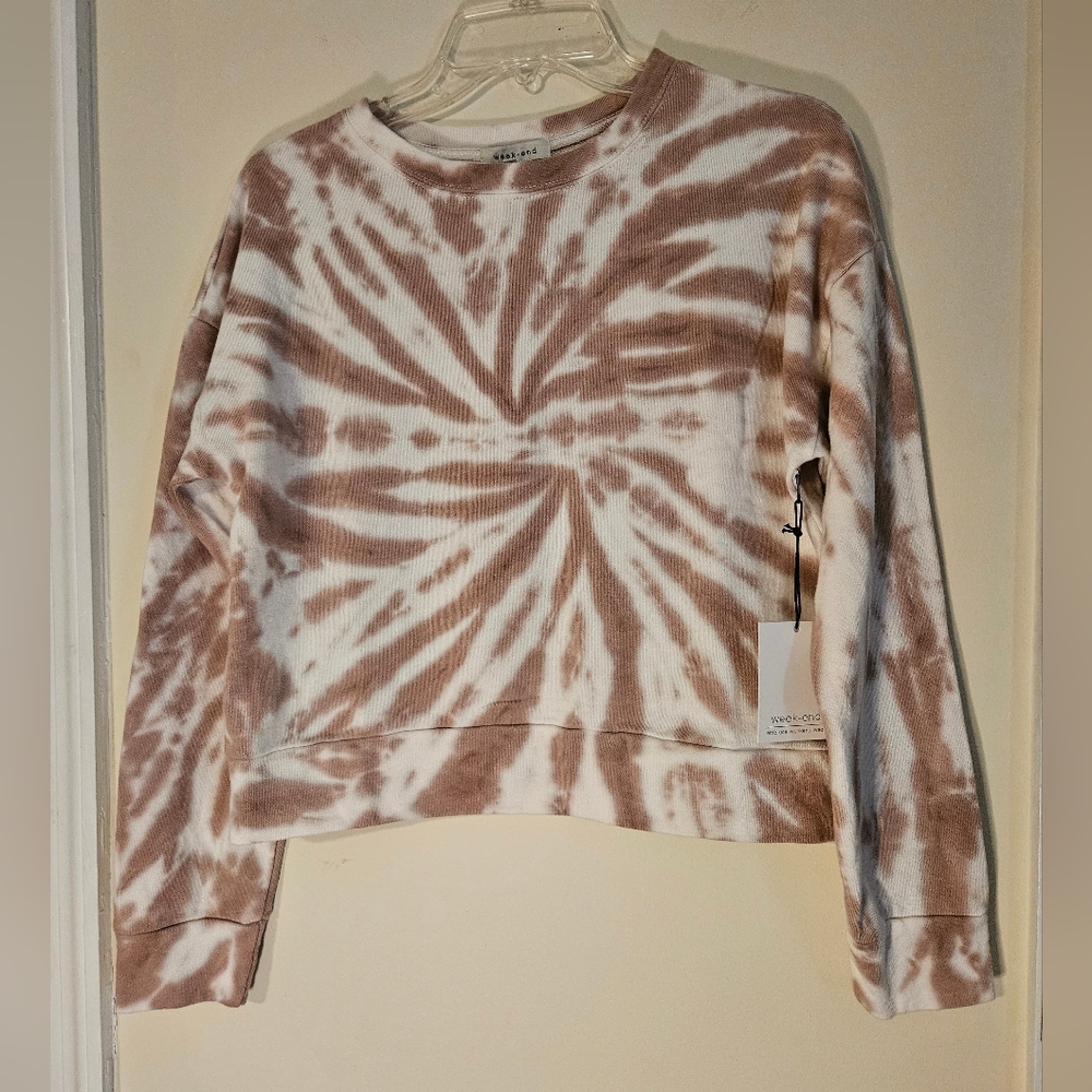 NEW Boutique Pink Tye Dye Shirt